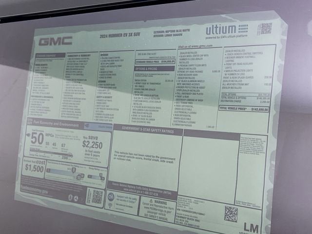 2024 GMC HUMMER EV SUV 3X OMEGA LIMITED EDITION