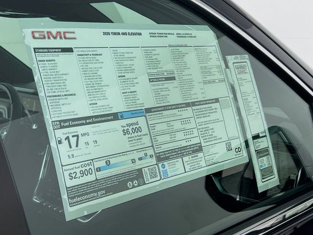2026 GMC Yukon Elevation