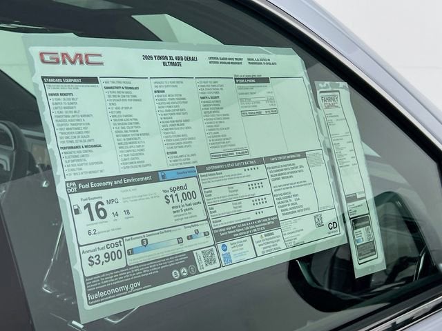 2026 GMC Yukon XL Denali Ultimate