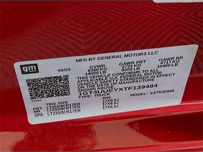 2026 GMC Sierra 3500 HD SLT DRW