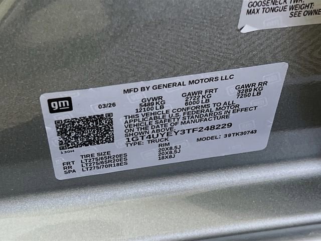 2026 GMC Sierra 3500 HD Denali Ultimate