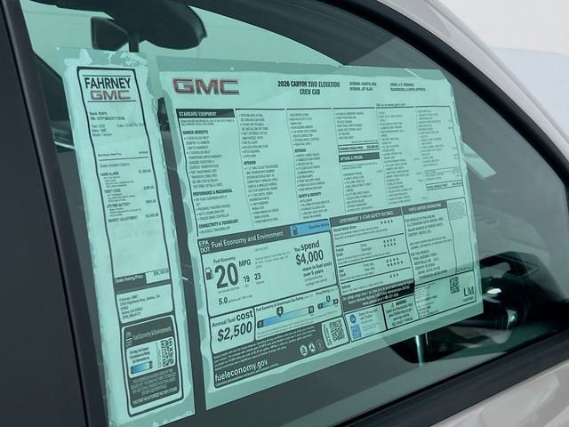2026 GMC Canyon Elevation