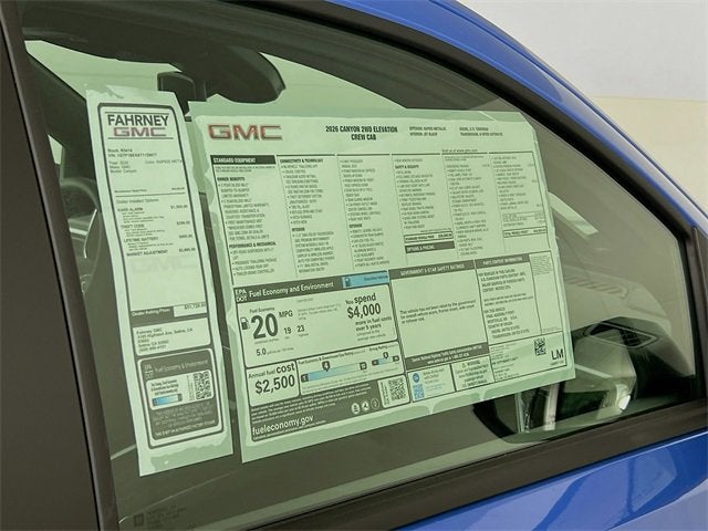 2026 GMC Canyon Elevation