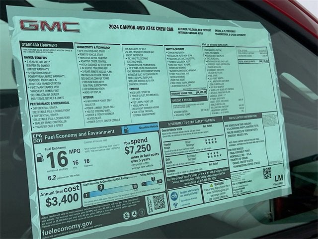 2024 GMC Canyon AT4X
