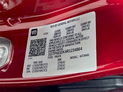 2024 GMC Canyon AT4X