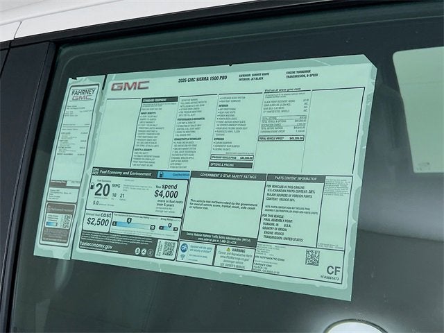 2026 GMC Sierra 1500 Pro