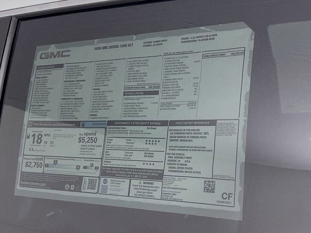 2026 GMC Sierra 1500 SLT