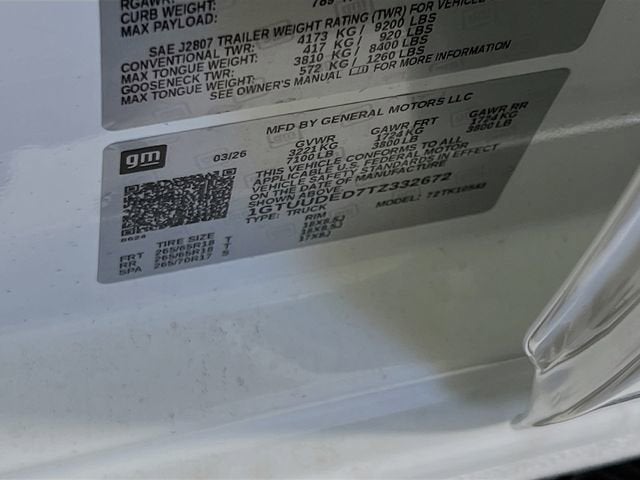 2026 GMC Sierra 1500 SLT