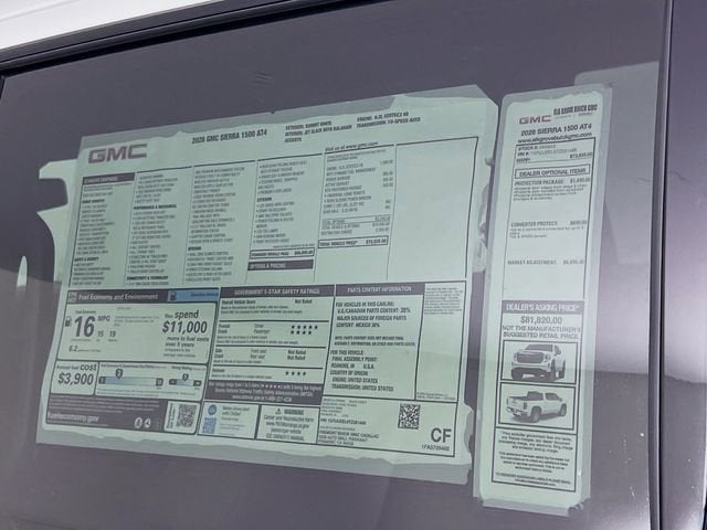 2026 GMC Sierra 1500 AT4