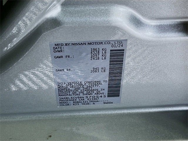 2024 Nissan Altima 2.5 SR