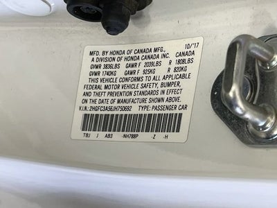 2018 Honda Civic Si