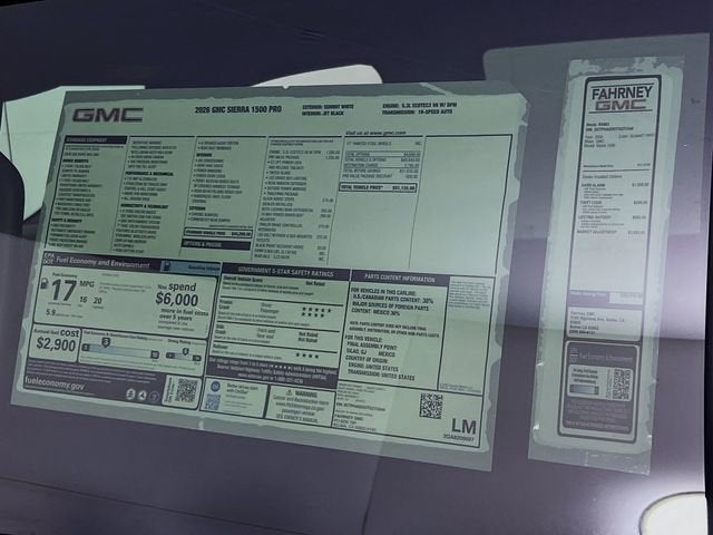 2026 GMC Sierra 1500 Pro