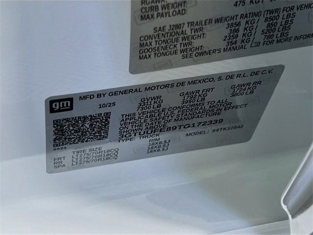 2026 GMC Sierra 1500 AT4X