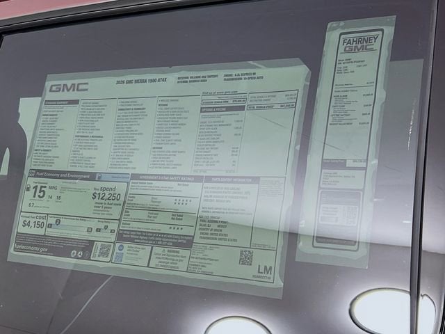 2026 GMC Sierra 1500 AT4X