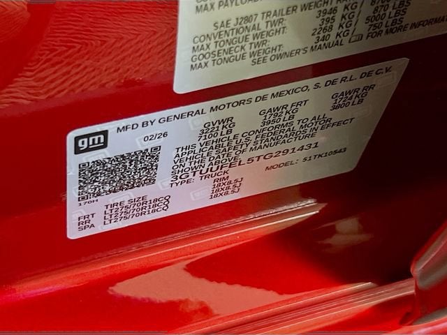 2026 GMC Sierra 1500 AT4X