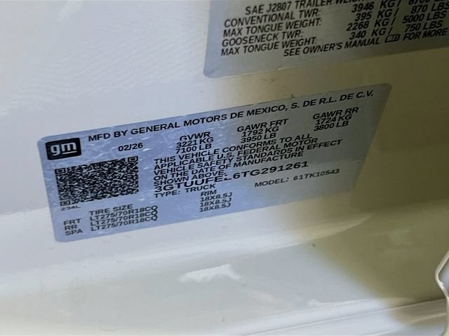 2026 GMC Sierra 1500 AT4X