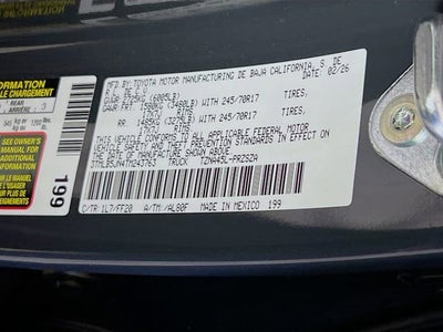 2026 Toyota Tacoma SR5