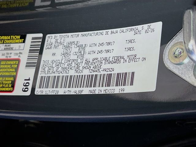 2026 Toyota Tacoma SR5
