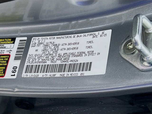 2025 Toyota Tacoma 4WD SR