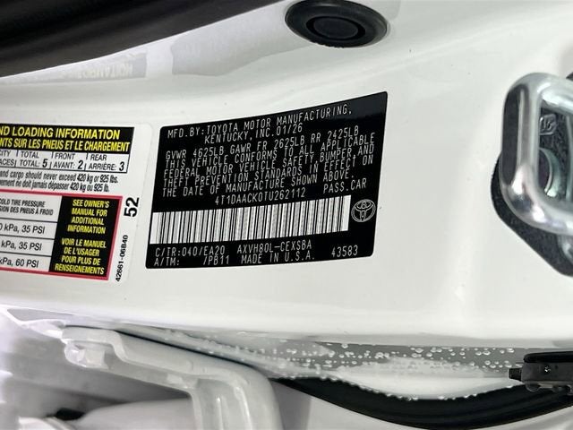 2026 Toyota Camry LE