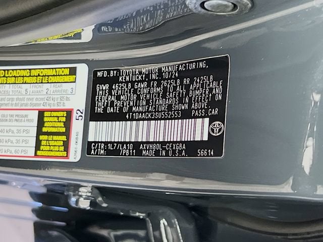 2025 Toyota Camry Base