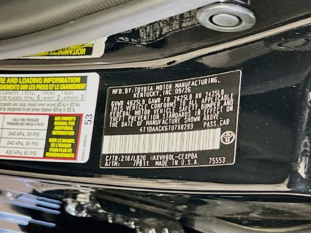 2026 Toyota Camry LE