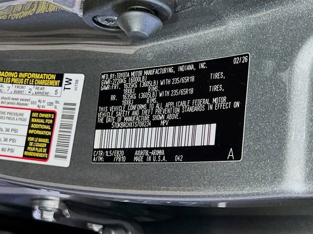 2026 Toyota Highlander Hybrid XLE