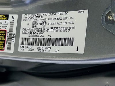 2023 Toyota Sequoia SR5