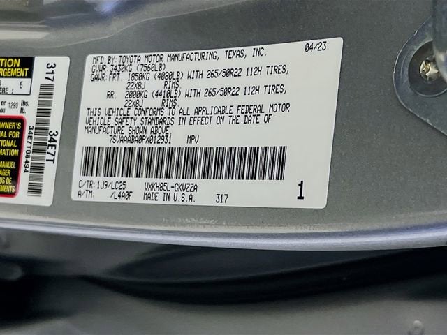 2023 Toyota Sequoia SR5