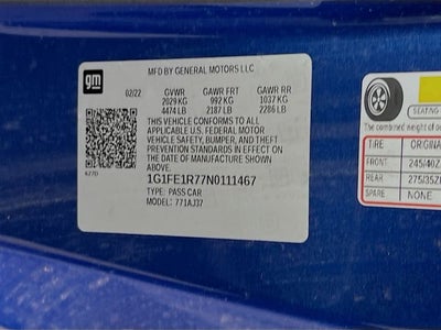 2022 Chevrolet Camaro SS 1SS