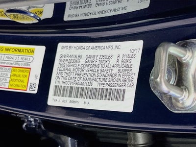 2018 Honda Accord Touring