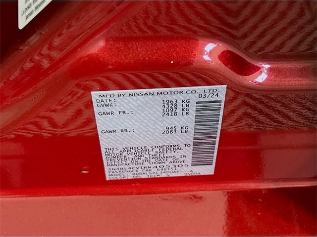 2024 Nissan Altima 2.5 SR