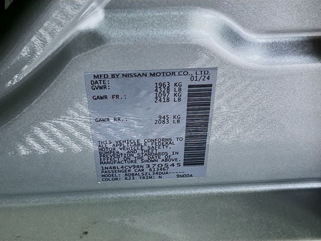 2024 Nissan Altima 2.5 SR