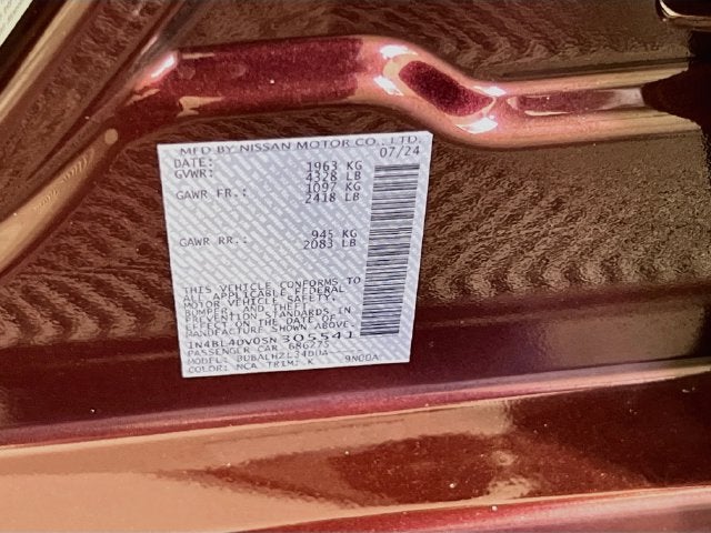 2025 Nissan Altima 2.5 SV