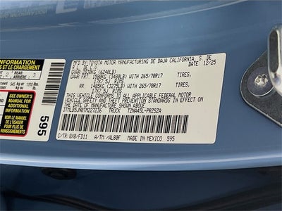 2026 Toyota Tacoma TRD Off-Road