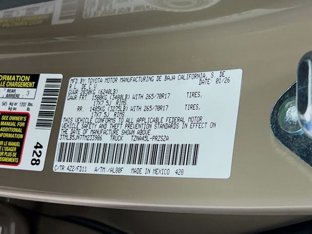 2026 Toyota Tacoma TRD Off-Road