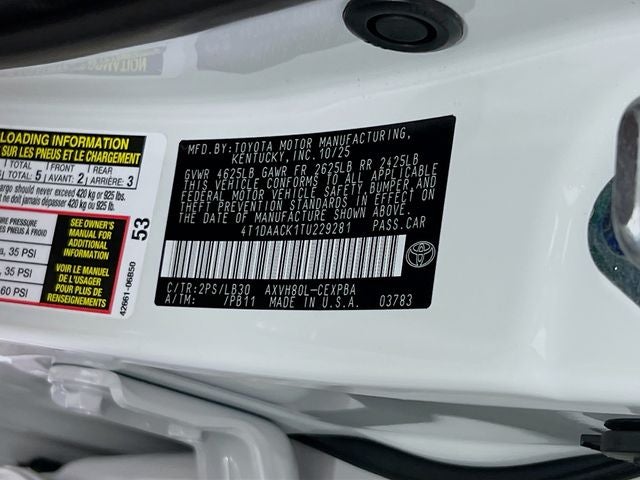 2026 Toyota Camry XSE