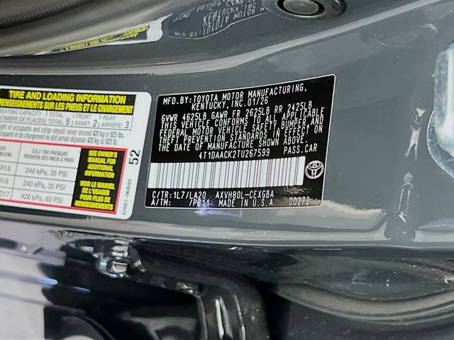 2026 Toyota Camry XLE