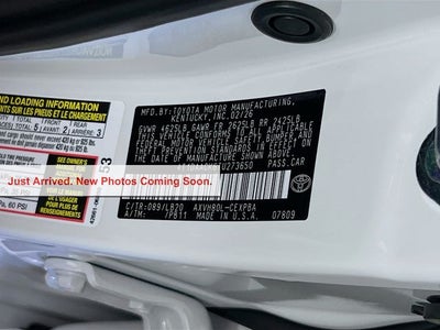 2026 Toyota Camry XSE