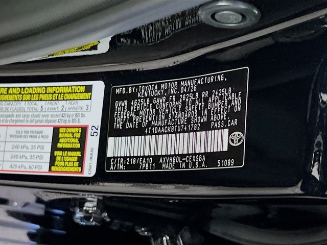 2026 Toyota Camry SE