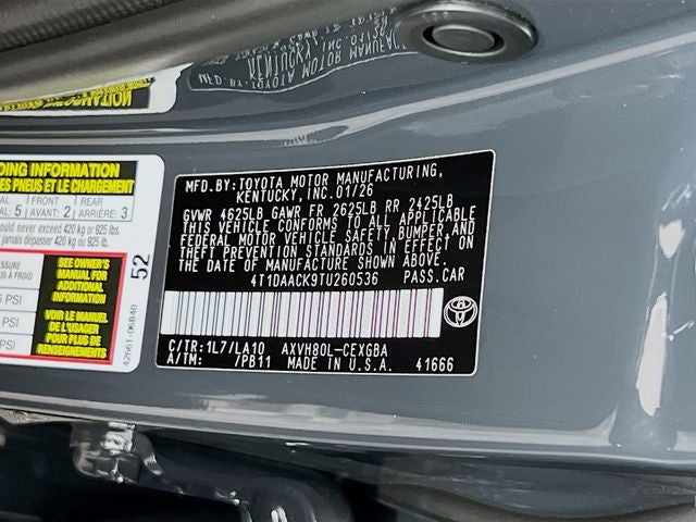 2026 Toyota Camry XLE