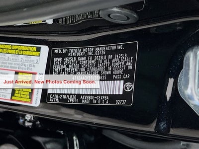 2026 Toyota Camry XSE