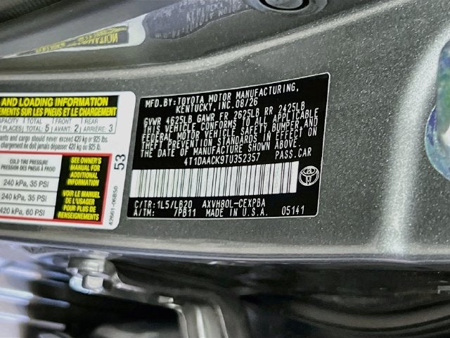 2026 Toyota Camry XSE