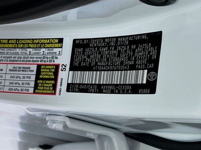 2026 Toyota Camry SE