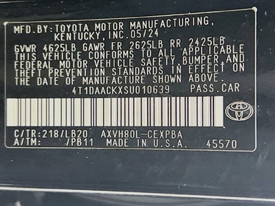 2025 Toyota Camry XSE
