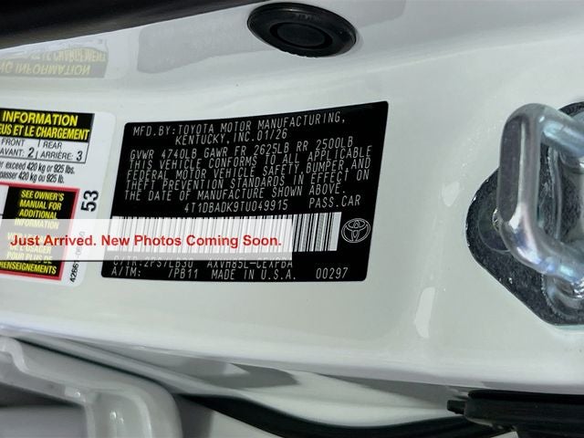 2026 Toyota Camry XSE