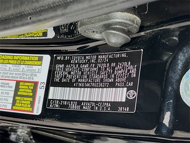 2024 Toyota Camry XSE