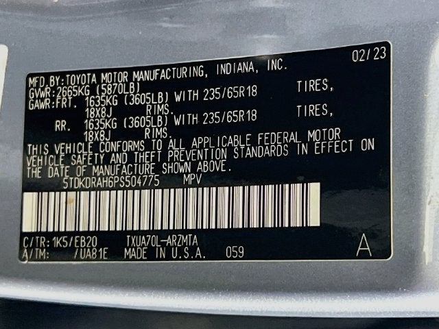2023 Toyota Highlander XLE