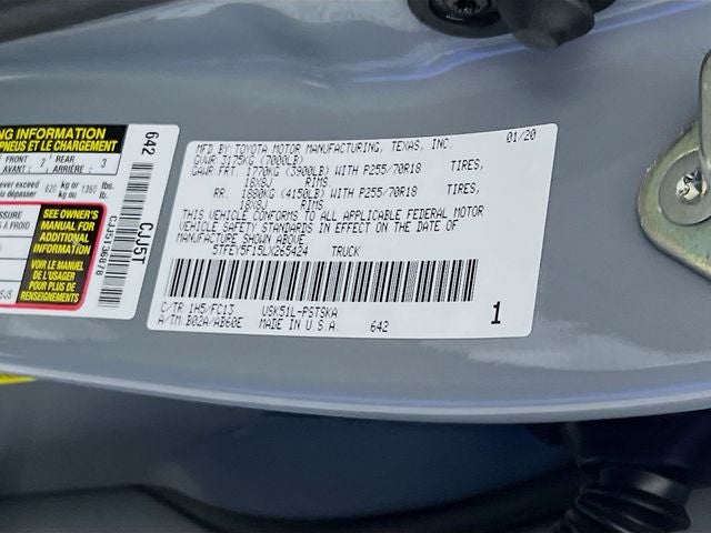 2020 Toyota Tundra SR5