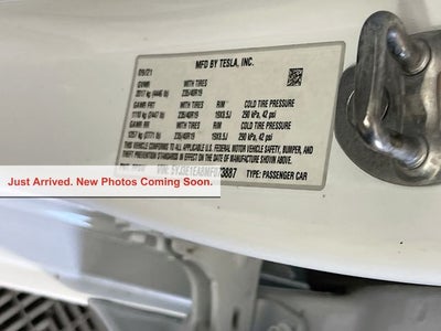 2021 Tesla Model 3 Standard Range Plus